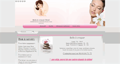 Desktop Screenshot of belle-a-croquer-brest.com